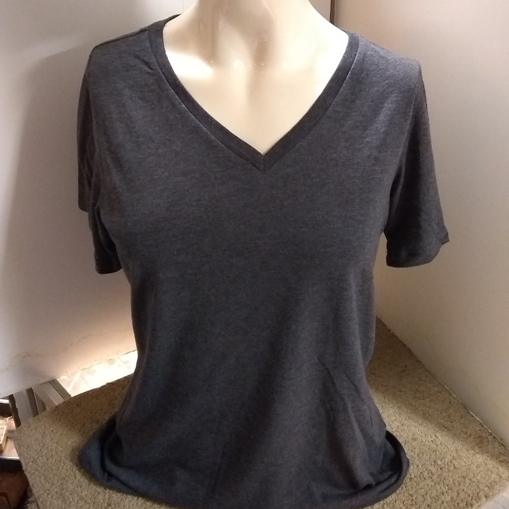 Bella Ladie's Missy V-Neck T-Shirt Size Med